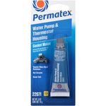 Permatex 22071 Water Pump & Thermostat RTV Silicone Gasket Maker: Formulated for Water Pumps and Thermostat Housings, Superior Adhesion & Flexibility 1 x 14g