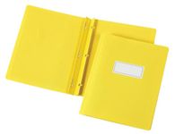 Oxford Duotang Panel & Border Report Cover, Letter Size, Vibrant Yellow, 100-Sheet Capacity, 25-Pack