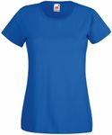 Fruit of the Loom Valueweight T Lady-Fit Women's T-Shirt - Blue - M