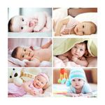 Craft Qila Paper Set Of 6 Cute Baby Poster|Poster For Pregnant Women|Hd Baby Wall Poster For Room Decor, Cq09 Multicolour, 12 X 18 Inch