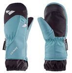 Zanier Unisex Youth 12158-4520-1 Gloves, Turquoise, Black, 1