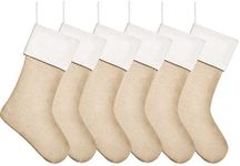 Kunyida 6 Pack,18" Burlap Christmas