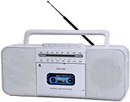 Cassette Tape Player Recorder Boombox with Bluetooth, AM/FM/SW Radio, Record to Cassette/USB/SD, Premium 10W Sound, AC/DC Powered, Portable Cassette Player
