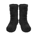 Fuzzy Socks, Snuggs Cozy Socks Fluffy Winter Warmth Socks, Thick Plush Slipper Socks Indoor Sleeping (Black)