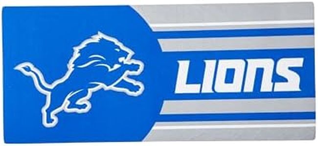 Team Sports America NFL Detroit Lions Sassafras Switch Mat Inserts, Interchangeable Front Door Mat Outdoor Entrance, Indoor Door Mats for Entryway, 22 x 10 Inches Sassafras Doormat Inserts