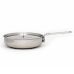 The Pathfinder School Stainless Steel Folding Skillet and Lid (8-Inch)