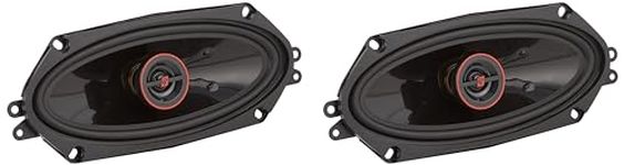 Cerwin-Vega HED Series 2-Way Coaxial Speakers (4" x 10", 320 Watts max) - 2X2X2, Black (H7410)