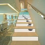 Tifege Stair Sticker Decals Seaside Resort 3D DIY Staircase Wallpaper Wall Mural Stair Riser Home Decor Decoration Removable Peel and Stick 13 Piece Self-Adhesive 39.3x7" LT13-118