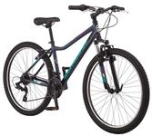 Schwinn High Timber AL Youth/Adult Mountain Bike, Aluminum Frame, 26-Inch Wheels, 21-Speed, Navy Blue