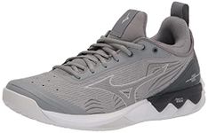 Mizuno 53 Wave Luminous Women's Volleyball Shoe 10 1/2, Grey, 8 UK