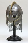 THORINSTRUMENTS Fully Wearable Viking Helmet with Etching and Chain Mail