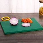 Swift International Extra Thickness 18" x 12" Plastic Chopping Board for Kitchen, Vegetable Cutting/Fruit Cutting Board (Green)