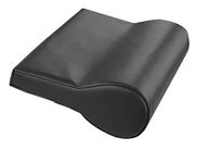 Skin-Touch Luxurious PU Upholstery Premium Quality Massage Table Bolster Support Cushions - Carry Handle + Selection of Colours/Sizes-Wedge, Knee, Neck, Shoulder, Full/Half Round (P-Shape, Black)