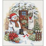 Dimensions 08817 Needlecrafts Counted Cross Stitch, Garden Shed Snowman