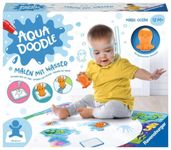 Ravensburger 4568 Aquadoodle Magic Ocean - Stain-free Stamping and Discovering with Water - Stamp Set with Magic Fabric Mat for Babies from 1 Year, Toy from 1 Year