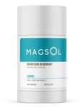 MAGSOL Natural Deodorant for Women & Men - Womens Deodorant with Magnesium - Perfect for Ultra Sensitive Skin, Aluminum Free Deodorant for Women, Baking Soda Free (Jasmine)