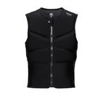 Mystic Watersports - Surf KiteSurf & Windsurfing Mens Block Front Zip Impact Vest Top - Black