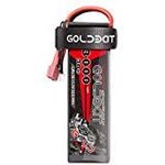 GOLDBAT RC Batterie 3000 mAh 11.1 V 3S 30C LiPo Akku Pack mit Dean T Stecker für RC Auto Boot LKW Quadcopte Flugzeug Modellbau FPV Drone Apex usw. RC Hobby Zubehörteil …