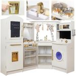 Large Wooden Corner Play Kitchen Se