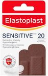 Elastoplast Sensitive Skin Tone Plasters Dark 20 Pack