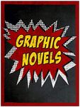 Graphic Novels Library Print. Choose Fine Art Paper, Laminated, or Framed. Multiple Sizes Available