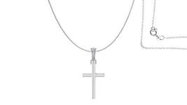 Akshat Sapphire Sterling Silver (92.5% purity) God Jesus Chain Pendant (Pendant with Anchor/Cable Chain) for Men & Women Pure Silver Lord Isa Masih Chain Locket