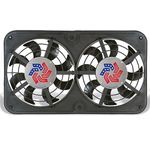 Flex-a-lite 410 Lo-Profile S-Blade Dual Electric Puller Fan