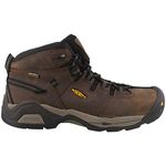 KEEN Utility Men's Detroit XT Mid Height Steel Toe Waterproof Work Boots, Brown, 9