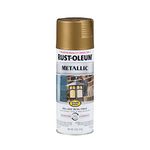 Rust-Oleum 313142 Stops Rust Outdoor Vintage Metallic Finish Spray Paint (Champagne Bronze, 312 grams)