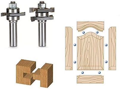 Whiteside Router Bits 5990 Shaker Straight Stile and Rail Set for Plywood Panel