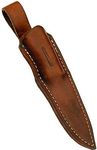 BPS Knives, Genuine Leather Sheath for Mora Companion & BPS Knife BS3 - Outdoor Camping Fixed Blade Knife Sheath 4 inch - Handmade Leather Case with Belt Loop Clip (Right-Handed)