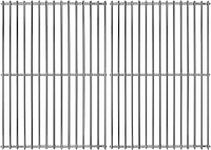 Hisencn 16 5/8 inch Stainless Steel Cooking Grids Grates Grill Grid Replacement for Thermos Grill Parts 461252605, Kirkland Front Avenue 463230703, Charbroil 463261306, Kenmore, Master Chef, BBQ Pro