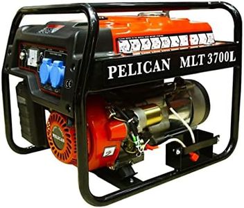 PELICAN- MLT 3700L 3,000-Watt Powered Petrol Generator with Self Starter(Red with Black)