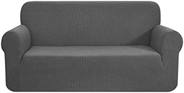 Gominimo Loveseat Covers, Love Seat Couch Covers, Sofa Covers 2 Cushion Couch, Loveseat Slipcovers, Couch Covers for 2 Cushion Couch Sofa, Love Seat Cover, Slip Covers