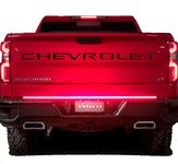 Putco 92010-60 RED Blade LED Tailgate Light Bar 60 in. Blade LED Light Bar w/Blis and Trailer Detection RED Blade LED Tailgate Light Bar