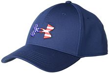 Under Armour Men's Freedom Blitzing Hat , Academy Blue (408)/White , Large/X-Large