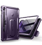 Dexnor for Samsung Galaxy Tab S9 FE Case, [Built in Screen Protector and Kickstand] Heavy Duty Military Grade Protection Shockproof Protective Cover for Samsung Tab S9 FE - Purple