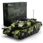 Nifeliz Leopard II A7 Tank, Military Tank Building Set, Collectible Army Model to Build and Display, Adult Gift Ideal for Military Enthusiasts (2,068 PCS, NF10269)