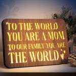 Gifts for Mom - Engraved Lamp Night Light with Touching Words, Best Mom Gifts from Daughter Son, Mom Birthday Gifts Idea, Birthday Gifts for Mom, Stepmom, Mother in Law