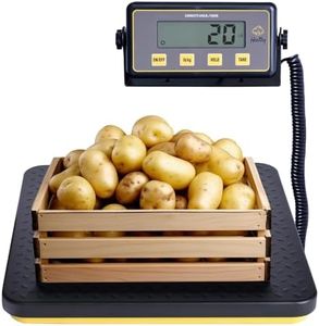 150lbs Commercial Scale Digital Receiving Scale with Anti-Slip Aluminum Platform, High Accuracy Food Scale with Hold/Tare/Auto-Off, Kitchen Scale with LCD Display for Restaurant/Cater