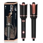 FLAPPY BEE Automatic Rotating LED Display Hair Curler Adjustable Time Setting PTC Fast Styling Auto Hair Curling Iron