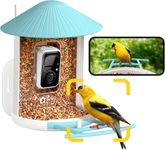 NETVUE Birdfy Smart Bird Feeder with Camera, Bird Camera Auto-Identify, Record, Notify Bird Visits, Organize Collect Fun Clips Permanently | Mangeoire Oiseaux Exterieur | Gifts for Mom/Dad