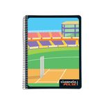 Classmate Pulse 6 Subject Spiral Notebook - Pack of 1 | Single Line | 300 Pages | 26.7cm x 20.3cm | Attractive Cover Designs (Designs might vary) | Soft Cover | Notebooks for College Students