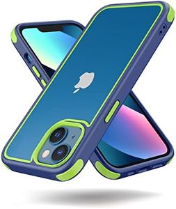 MobNano Funda híbrida Ultrafina Compatible con iPhone 13/14 5G, TPU Suave, a Prueba de Golpes, antiarañazos, para iPhone 13/14, Color Azul