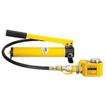 MMNZE 5T 6mm/0.24" Stroke Hydraulic Cylinder Jack Sets Mini Hydraulic Ram Jack Porta Power Kits Retract Automatically Split Hydraulic Single Acting Lifting Cylinders with CP-180 Hydraulic Hand Pump