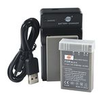 DSTE BLS-5 Li-ion Battery (2-Pack) and Micro USB Charger Suit for Olympus E-P1 E-P2 E-P3 E-400 E-410 E-420 E-450 E-600 E-620