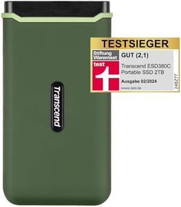 Transcend 2TB, External SSD, ESD380C, USB 3.2 Gen 2, Type C