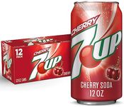 7UP Cherry Flavored Soda, 12 fl oz cans (Pack of 12)