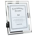 Giftgarden A4 Photo Frame Classic Glass Certificate Frame 21 x 29.7cm for Tabletop Display