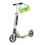 Scooter for Adults - HUDORA Foldable Adult Kick Scooters with Big Wheel Quick-Release Folding System 5 Level Height Adjustable Handlebar Lightweight Fold Up Commuting Scooter for Teens